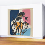 Modern Iris Abstraction Wall Mural Gallery Image 2