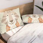 Whimsical Tiger Pillow Sham Gallery Image 2