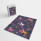 Unicorns Dancing in an Enchanted Garden Jigsaw Puzzle Gallery Image 2