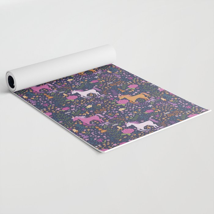 Unicorns Dancing in an Enchanted Garden Yoga Mat Gallery Image 2
