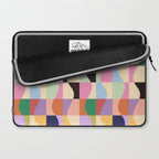 Retro Colorful Wavy Checkerboard Laptop Sleeve Gallery Image 2