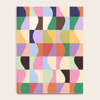 Retro Colorful Wavy Checkerboard Notebook Gallery Image 4