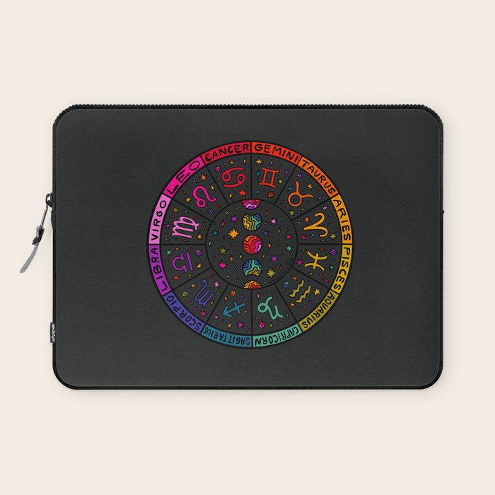 Zodiac Wheel Laptop Sleeve Gallery Image 1