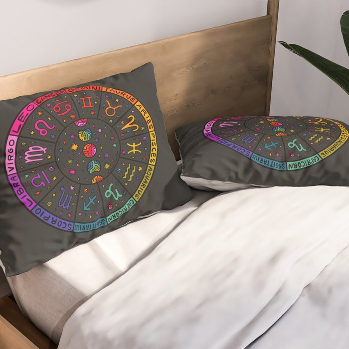 Zodiac Wheel Pillow Sham Gallery Image 2