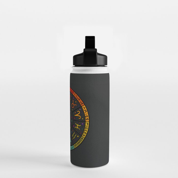 Zodiac Wheel Water Bottle Gallery Image 2