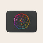 Zodiac Wheel Bath Mat Gallery Image 1