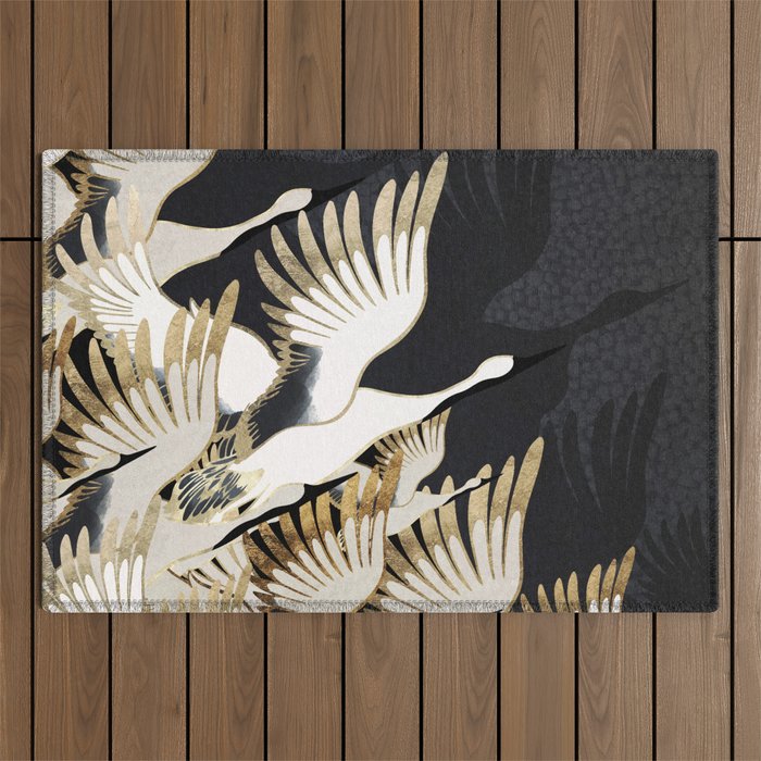 Crane Abstract Outdoor Rug Gallery Image 1