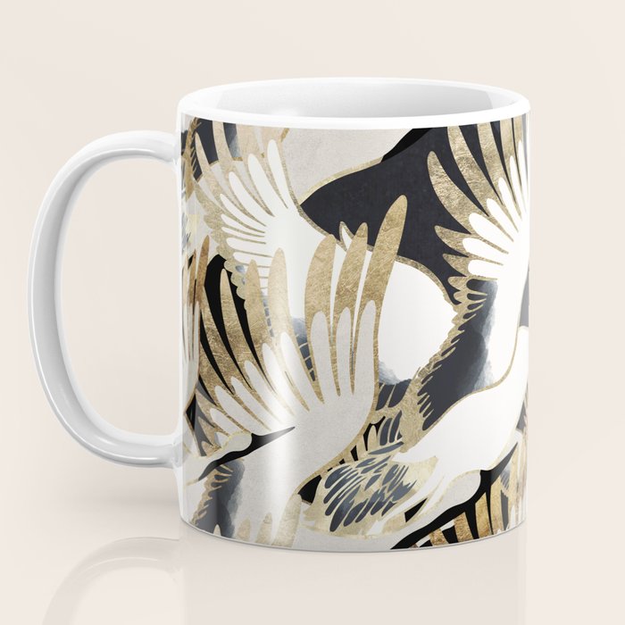 Crane Abstract Coffee Mug Gallery Image 3