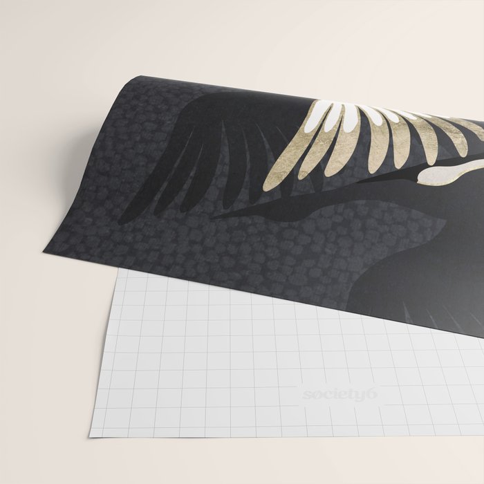 Crane Abstract Wrapping Paper Gallery Image 2