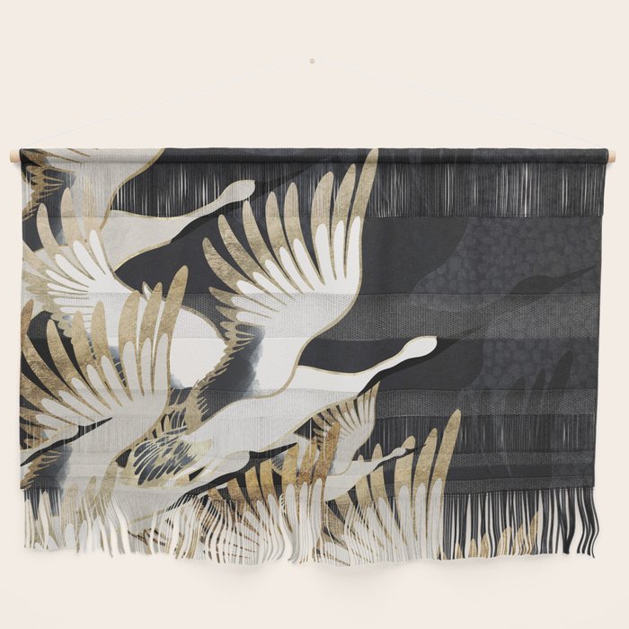 Crane Abstract Wall Hanging Gallery Image 1