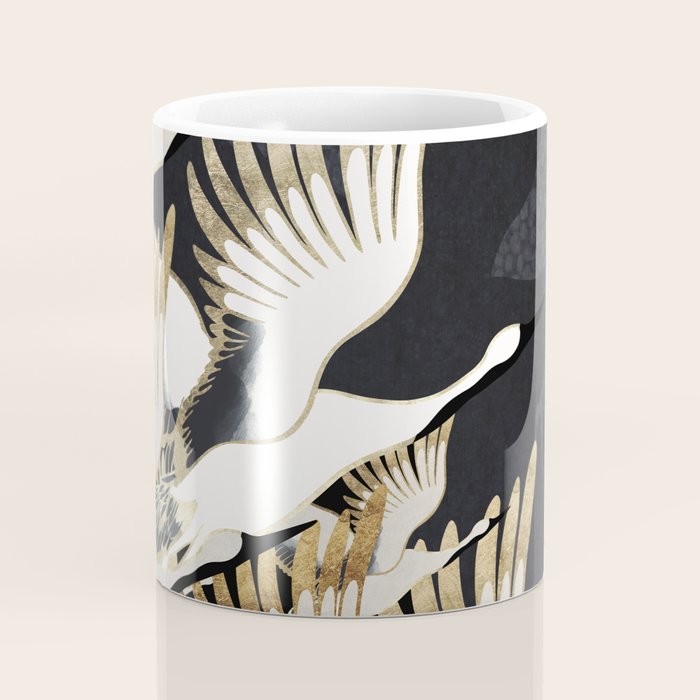 Crane Abstract Coffee Mug Gallery Image 4