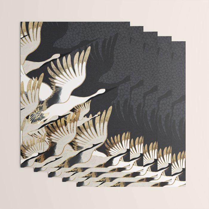 Crane Abstract Wrapping Paper Gallery Image 3
