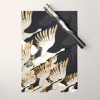 Crane Abstract Wrapping Paper Gallery Image 1