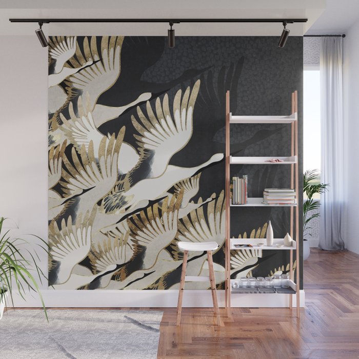 Crane Abstract Wall Mural Gallery Image 1