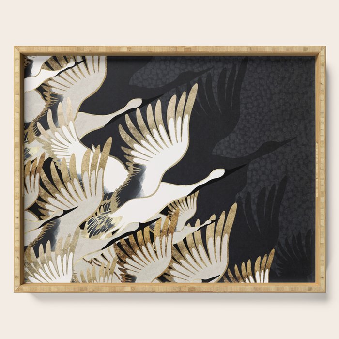 Crane Abstract Serving Tray Gallery Image 1