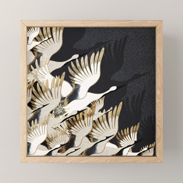 Crane Abstract Mini Art Print Gallery Image 1