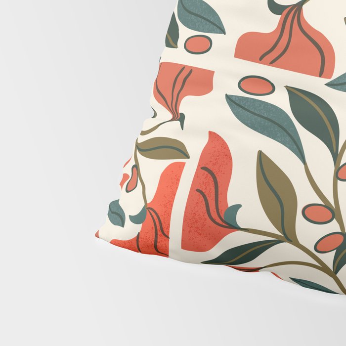 Nouveau Flower Market 1 Pillow Sham Gallery Image 4
