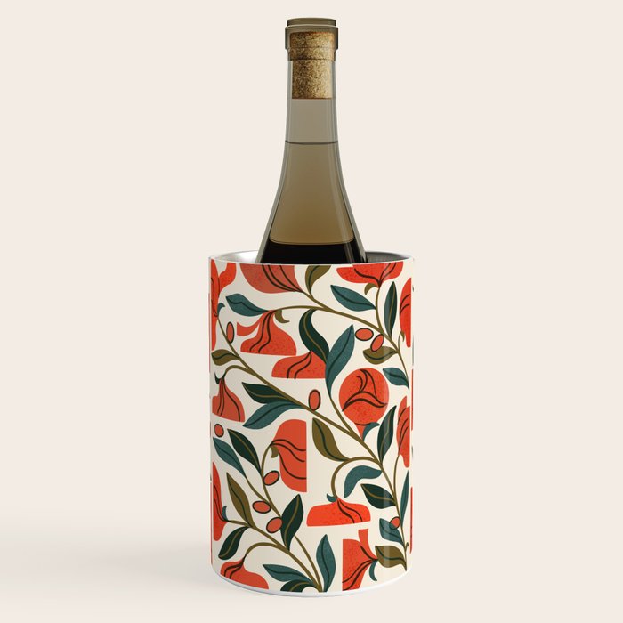 Nouveau Flower Market 1 Wine Chiller Gallery Image 1
