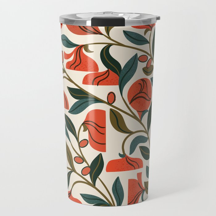 Nouveau Flower Market 1 Travel Mug Gallery Image 1