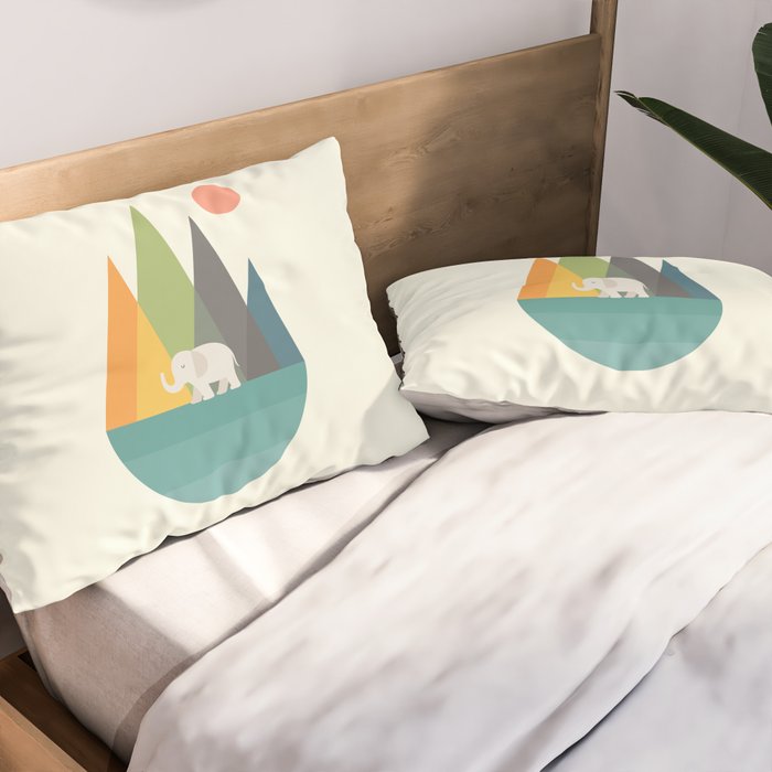 Walk In Peace Pillow Sham Gallery Image 2