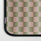 Geometric pattern rose and light green Laptop Sleeve Gallery Image 3