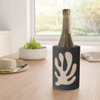 Noir Leaf: Mid Century Modern Matisse Edition Wine Chiller Gallery Image 4