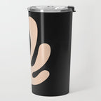 Noir Leaf: Mid Century Modern Matisse Edition Travel Mug Gallery Image 2