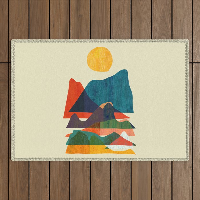 Everything is beautiful under the sun Outdoor Rug Gallery Image 1