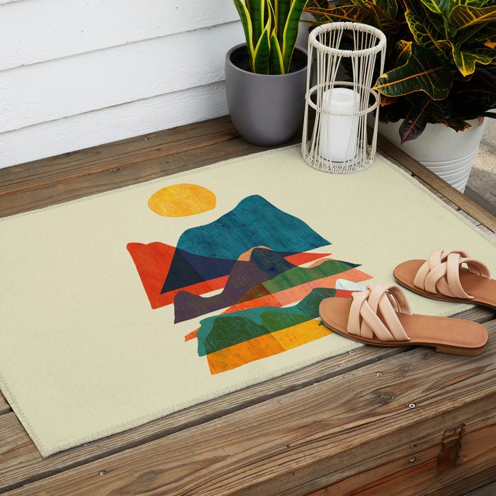 Everything is beautiful under the sun Outdoor Rug Gallery Image 2