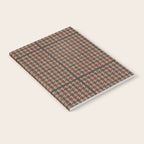 Vintage Brown Houndstooth Tweed  Notebook Gallery Image 2