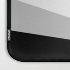 Geometric Triangles VI Black and White Laptop Sleeve Gallery Image 3
