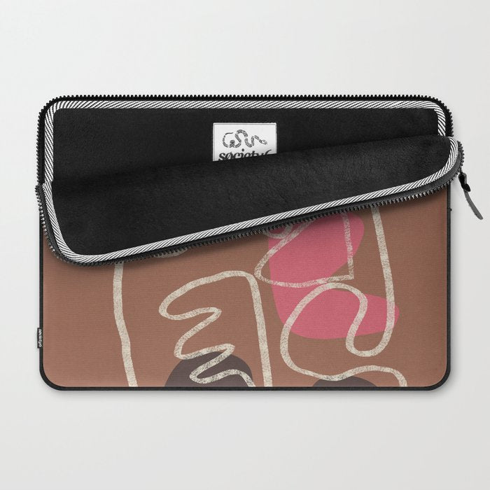 Organic Minimalist Layers 2 Laptop Sleeve Gallery Image 2