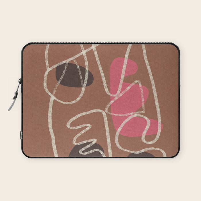 Organic Minimalist Layers 2 Laptop Sleeve Gallery Image 1