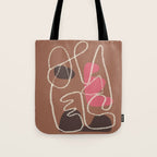 Organic Minimalist Layers 2 Tote Bag Gallery Image 1