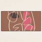 Organic Minimalist Layers 2 Desk Mat Gallery Image 3