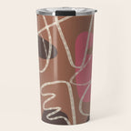 Organic Minimalist Layers 2 Travel Mug Gallery Image 1