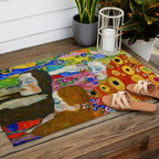 Gustav Klimt "Hope II" (detail) Outdoor Rug Gallery Image 2