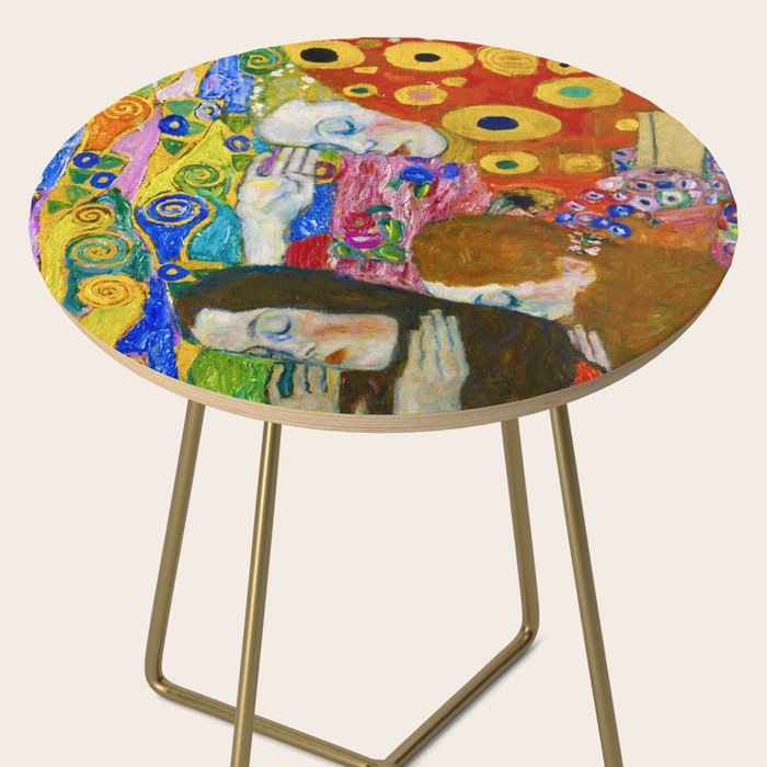 Gustav Klimt "Hope II" (detail) Side Table Gallery Image 2