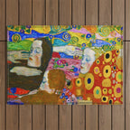 Gustav Klimt "Hope II" (detail) Outdoor Rug Gallery Image 1