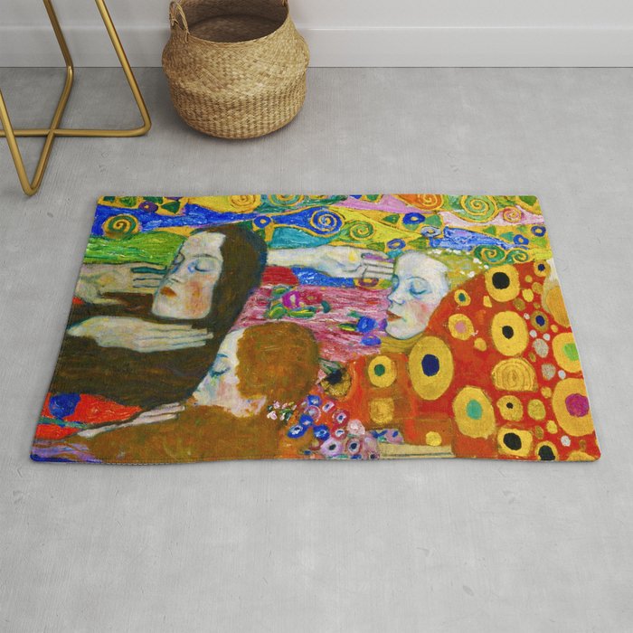 Gustav Klimt "Hope II" (detail) Rug Gallery Image 1