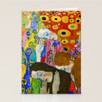 Gustav Klimt "Hope II" (detail) Stationery Card Gallery Image 2