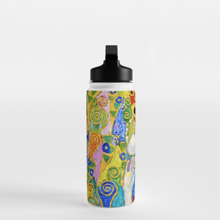 Gustav Klimt "Hope II" (detail) Water Bottle Gallery Image 3