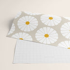 Minimal Botanical Pattern - Daisies Wrapping Paper Gallery Image 2