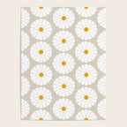 Minimal Botanical Pattern - Daisies Poster Gallery Image 4