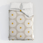 Minimal Botanical Pattern - Daisies Comforter Gallery Image 6