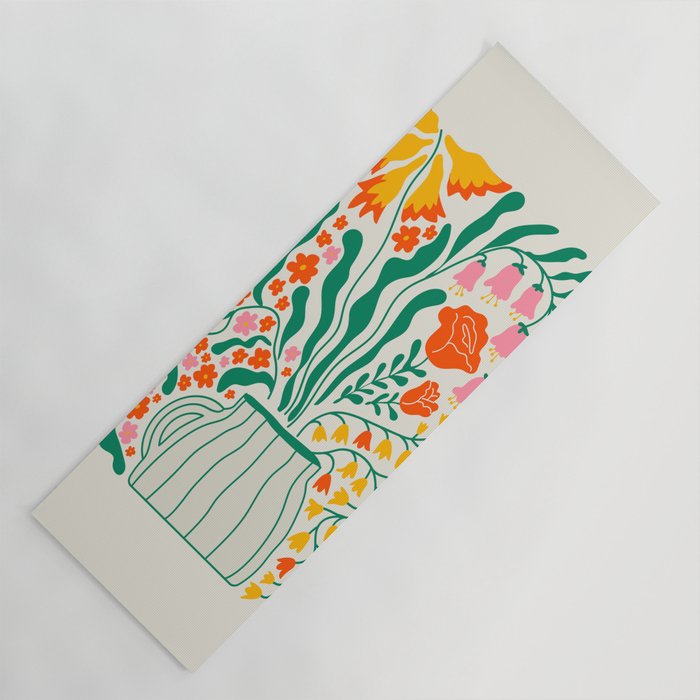 Flower Market 05: Los Angeles Yoga Mat Gallery Image 1