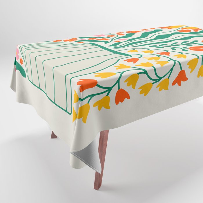 Flower Market 05: Los Angeles Tablecloth Gallery Image 1