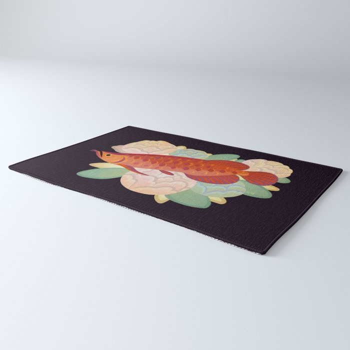 Arowana and peony 3 Rug Gallery Image 3