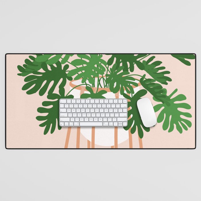 Vase no. 26 with Tropical Plant Desk Mat Gallery Image 1