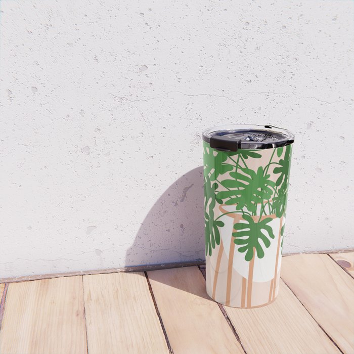 Vase no. 26 with Tropical Plant Travel Mug Gallery Image 4